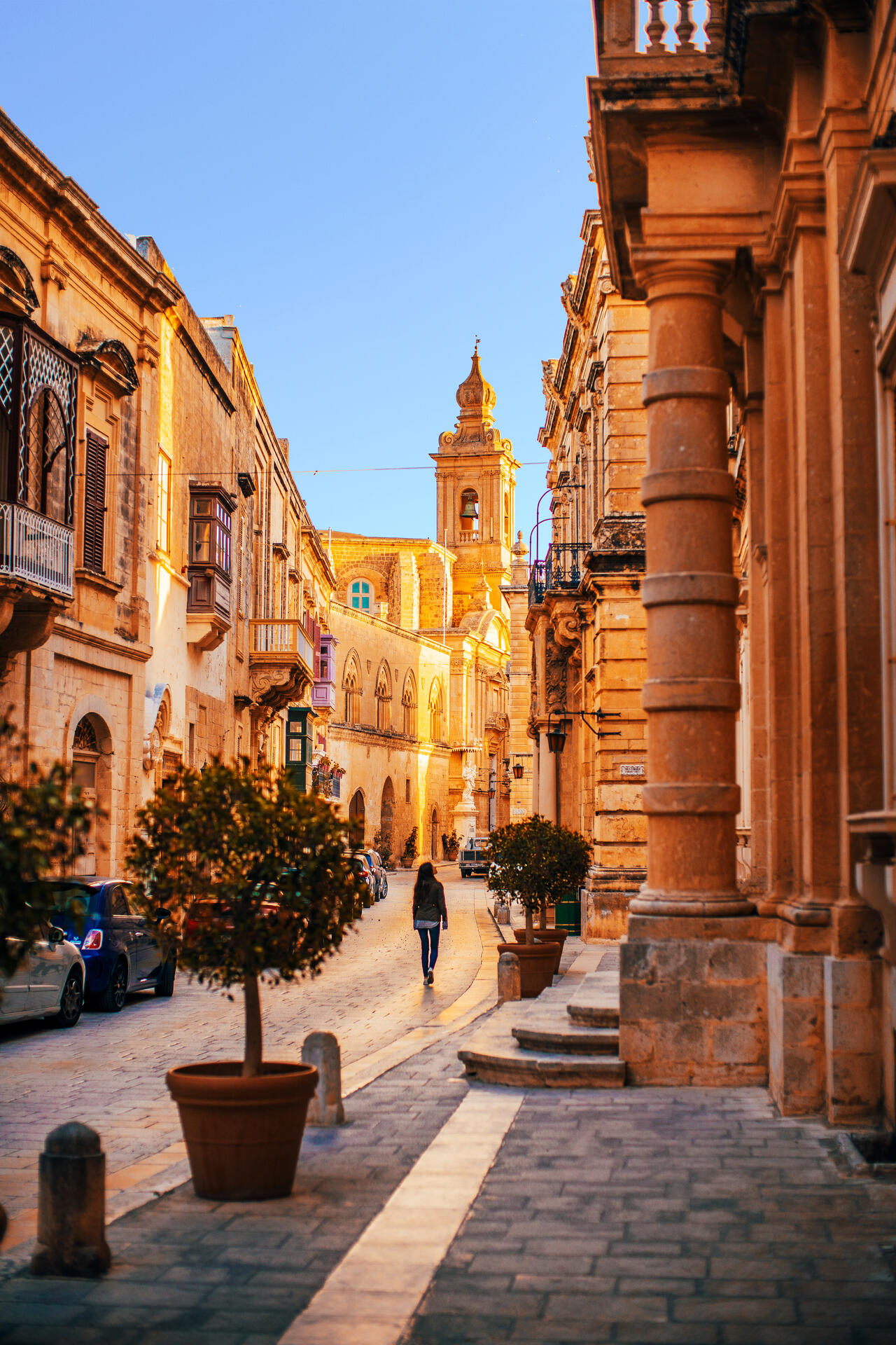Mdina Malta silent city visitor