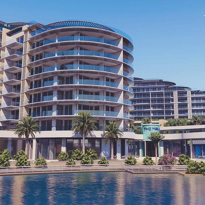 Shoreline Mall and waterfront development at Smart City in Kalkara, Malta