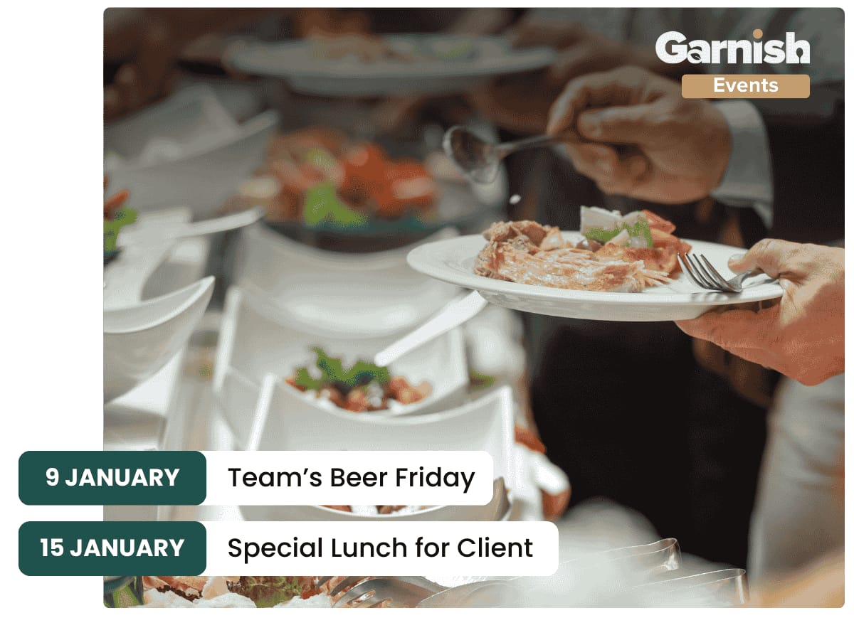 Garnish - corporate office catering service in Mosta, photo 5
