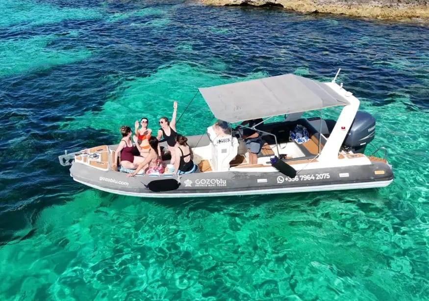GOZOblu - private boat tours, comino and gozo in Għajnsielem, photo 3