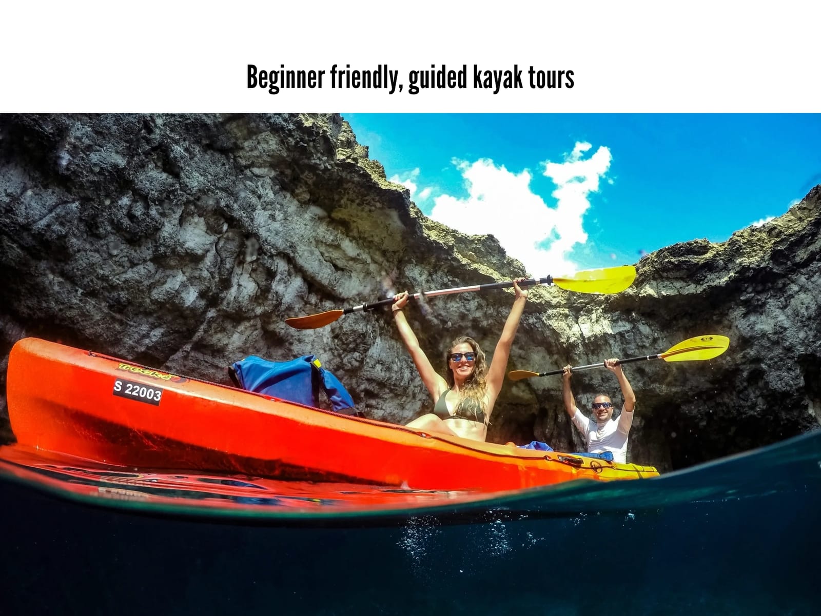 Kayak Tours Malta - guided sea kayak tours in St Paul's Bay, photo 1