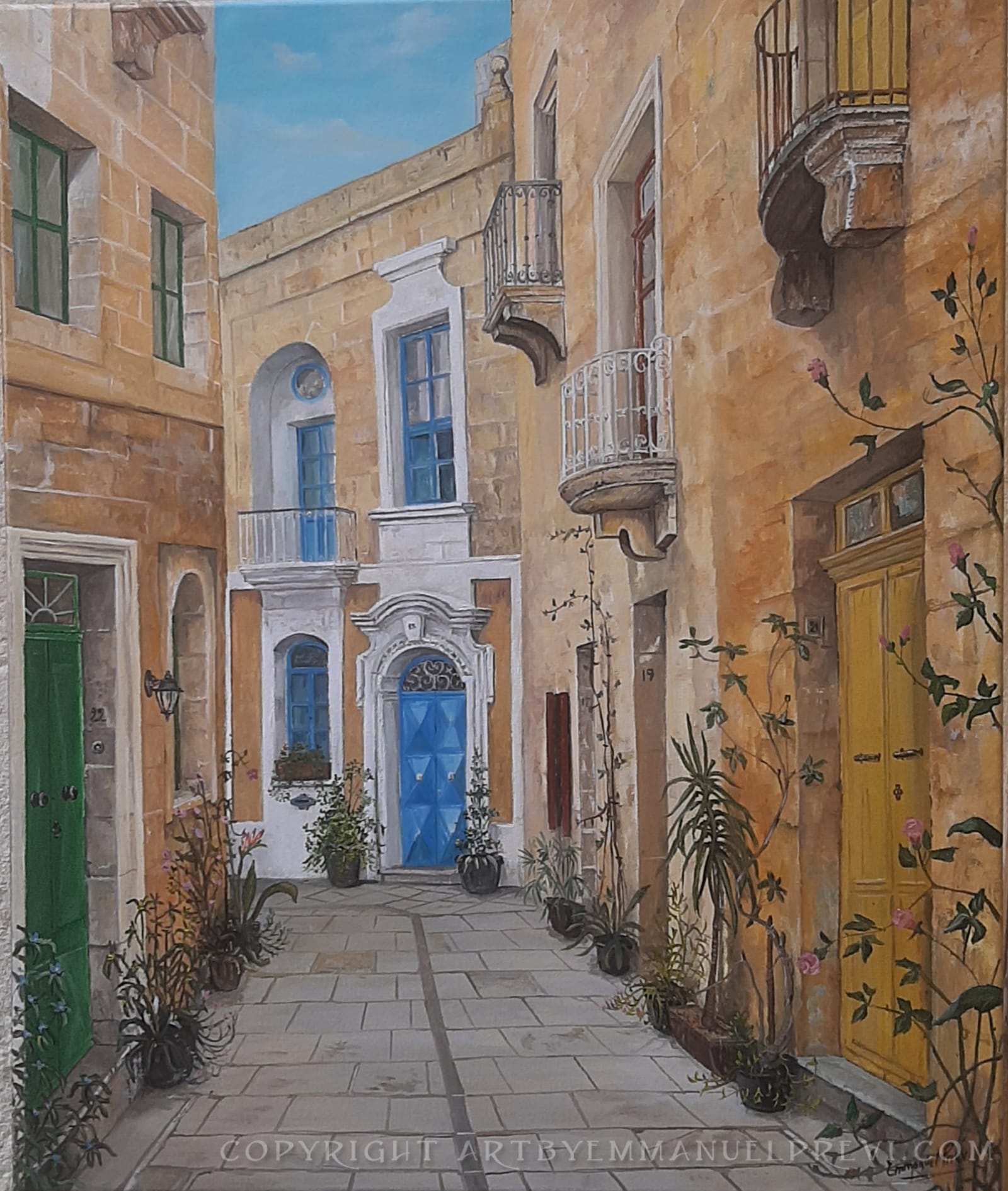 Art by Emmanuel Previ - gozo oil painting gallery in Victoria, photo 10