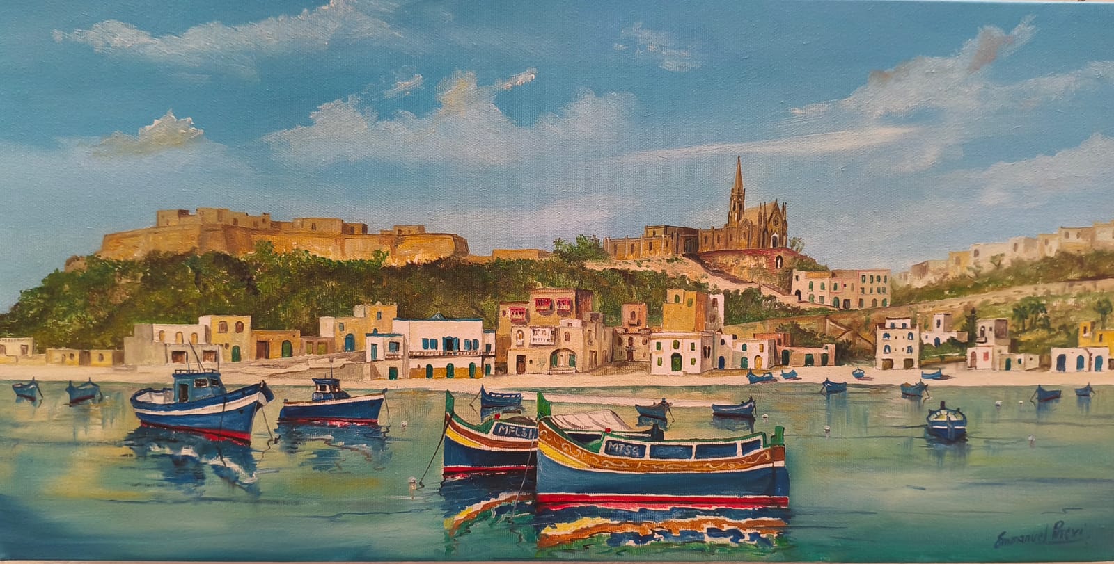 Art by Emmanuel Previ - gozo oil painting gallery in Victoria, photo 3