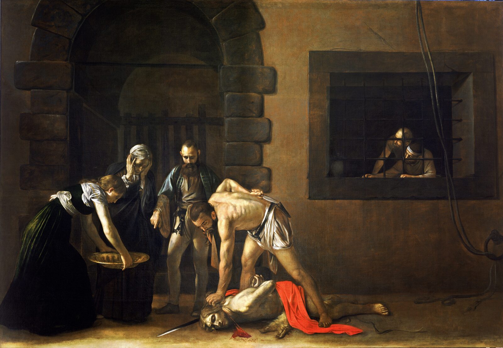 The Beheading of Saint John the Baptist by Caravaggio, St John's Co-Cathedral