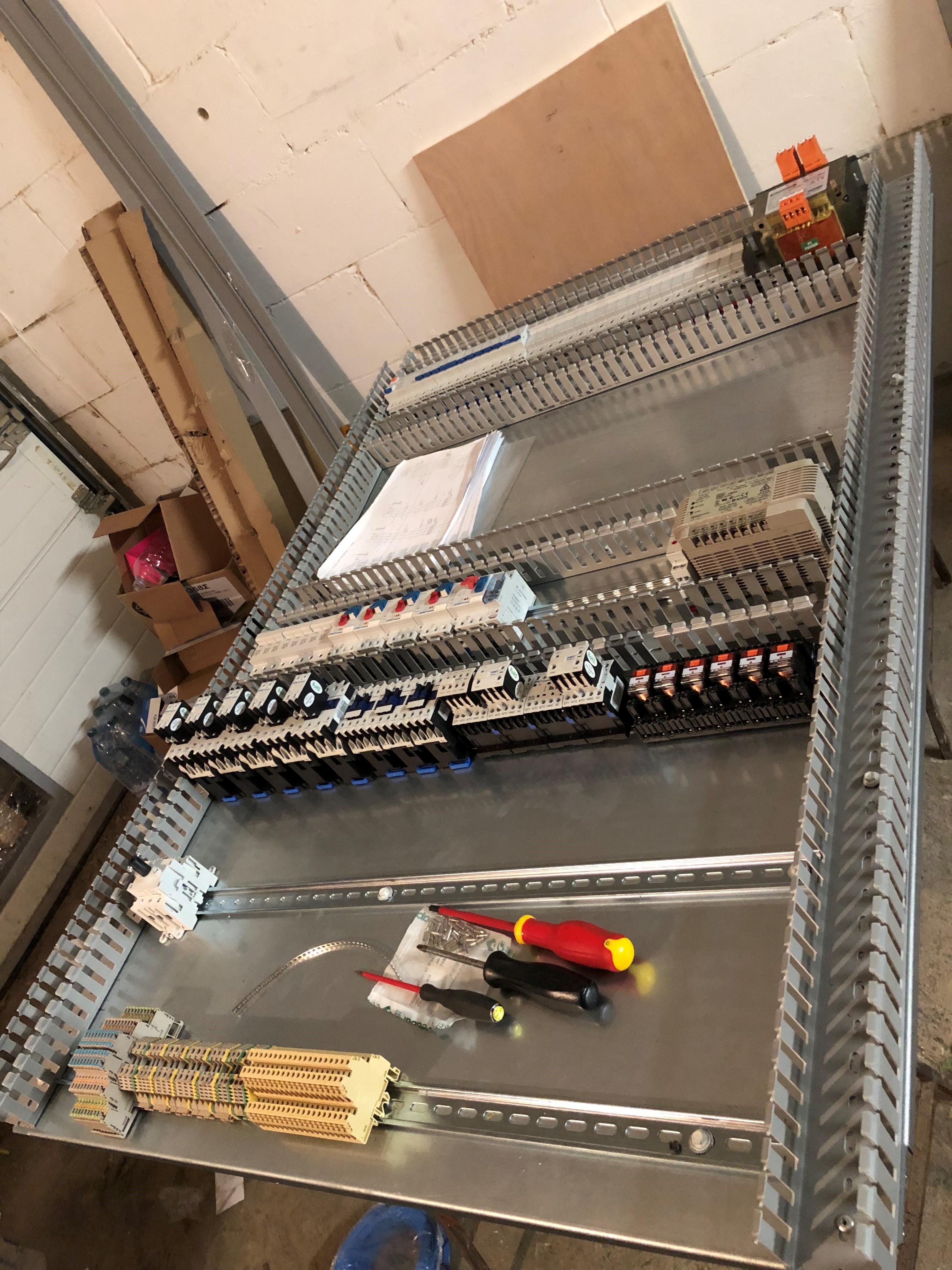 Marine electrical control cabinet assembly