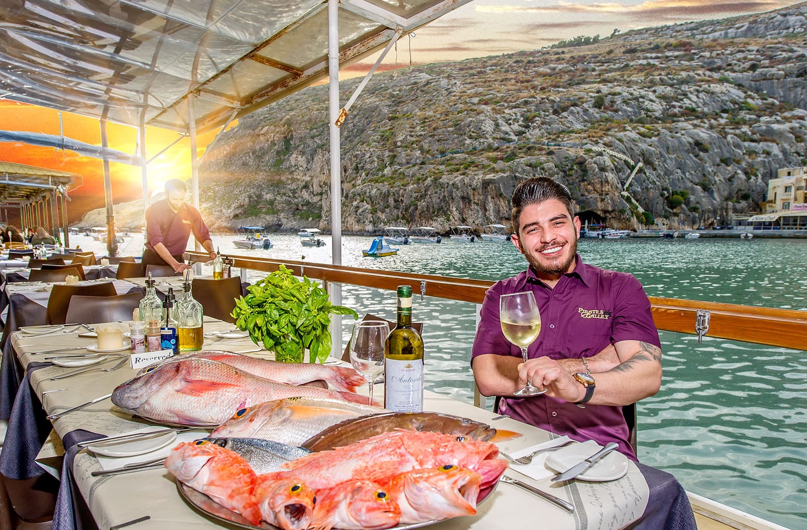 Pirate's Galley - Fish restaurant in Xlendi, Gozo, photo 2